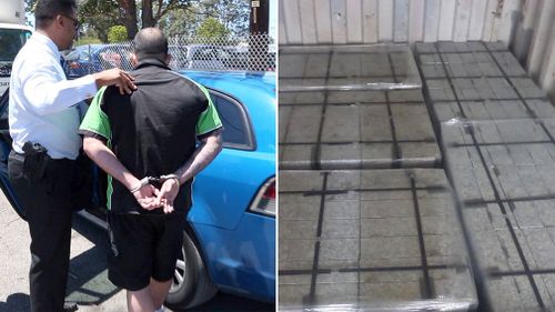 Police have seized 21kg of cocaine hidden in tiles shipped from Spain. (NSW Police)