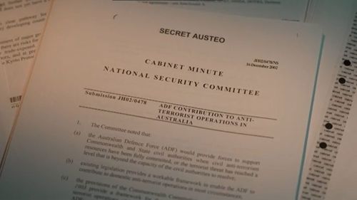 Des centaines de documents du Cabinet datant de 2002 ont été déclassifiés.