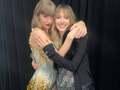 Suki Waterhouse and Taylor Swift at the Eras Tour