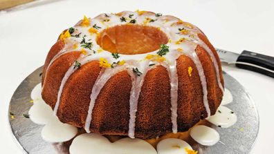 Jane de Graaff's vanilla and orange classic drizzle bundt cake for the office