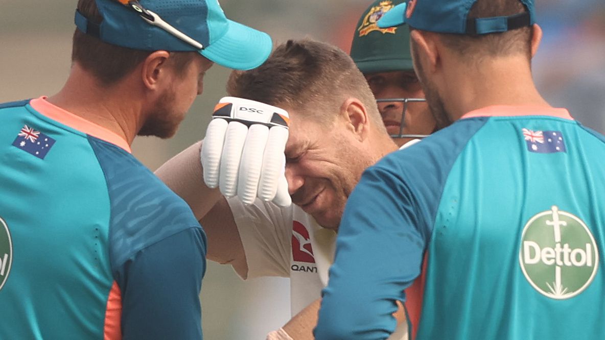 Elbow fracture revealed as concussion protocol rules David Warner out of second Test