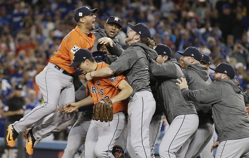 The Astros won their first ever World Series yesterday. (AP)