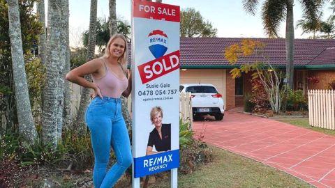First Home Buyers Maddie Walton Gold Coast woman buys house sight unseen attending after over 50 open homes