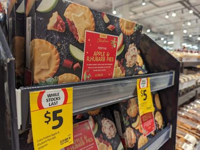 Coles Christmas mince pies on sale