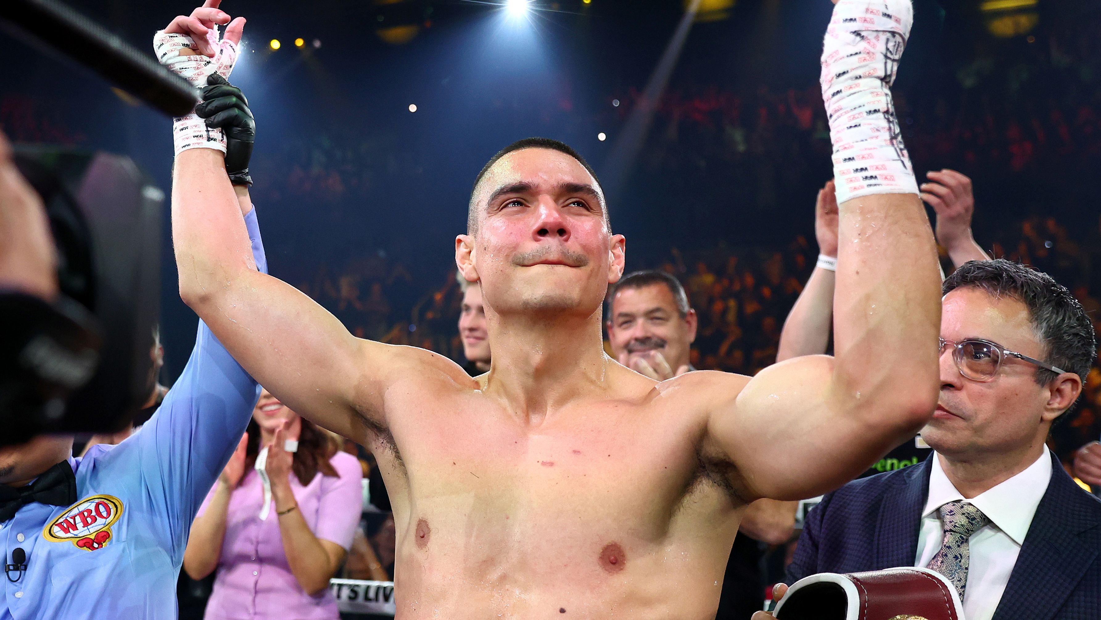 Tim Tszyu is now officially a world champion after Jermell Charlo stepped in the ring against Canelo Alvarez