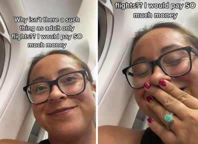 Woman's call for adult-only sections on planes sparks backlash on tiktok