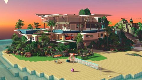 Island House 🌴, Casa en la Isla, Sandbox island