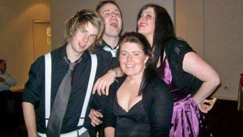 Sarah, pictured before her illness with her siblings, brothers Taylor and Josh and sister Brooke.