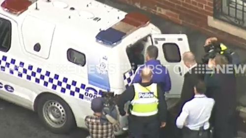 As he was being led away by prison guards after today's sentence, Jones could be heard saying 'They're all lying dogs, man.' Picture: 9NEWS.