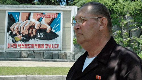  James Joseph Dresnok, a US defector to North Korea, in an unknown location. (AFP/ VERYMUCHSO PRODUCTIONS/KORYO TOURS)