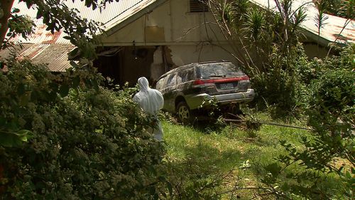 The Subaru tumbled 30 metres down an embankment.