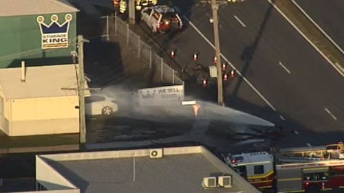 Two separate chemical leaks cause havoc on Brisbane roads