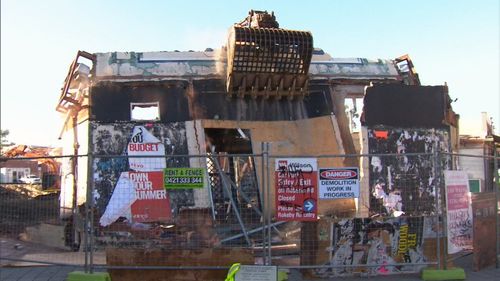 The final wall has been knocked down at the former Subiaco Pavilion Market, bringing an end to an iconic part of the city's makeup. 