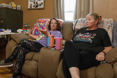 1000-Lb Sisters Misty Wentworth and Amanda Halterman planning family intervention with Chris and Brittamy Combs.