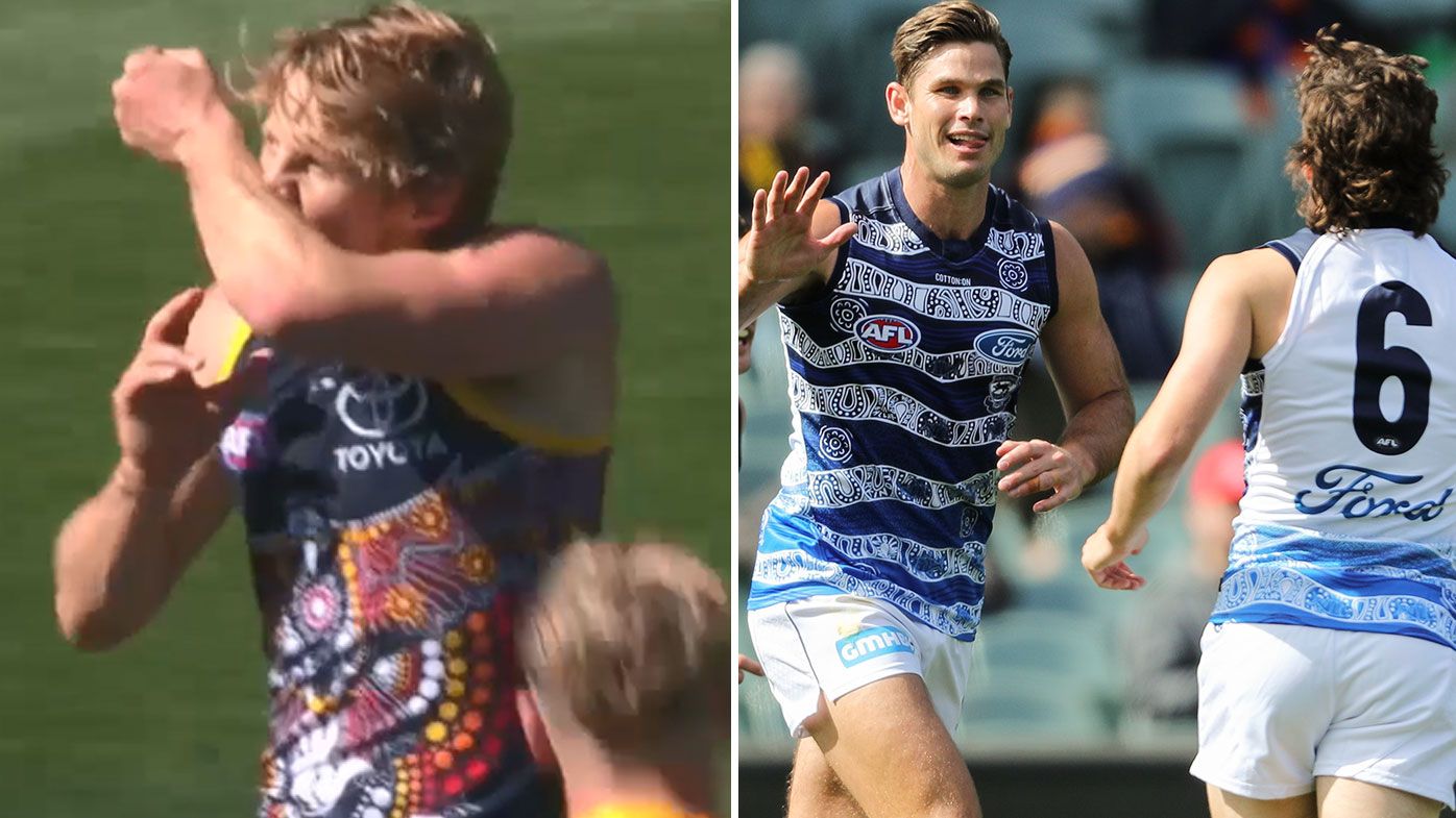 Rory Sloane's beautiful tribute to stillborn son as gallant Crows give Geelong a major scare