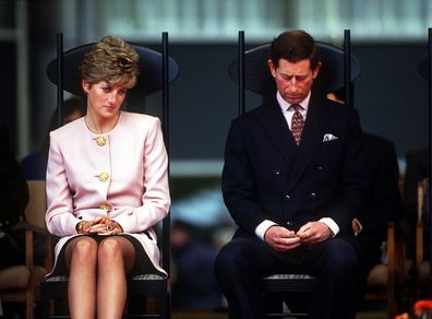 Charles and Diana in Canada on tour in 1991.