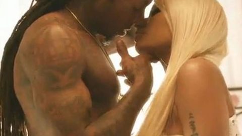 Watch: Nicki Minaj gets steamy with her boss Lil Wayne in new clip