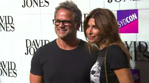 Stevens and former fiancee Jodhi Meares. (9NEWS)