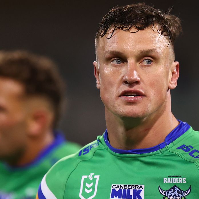 Jack Wighton cops three-match NRL ban for biting Tyson Gamble in Raiders'  loss to Knights - ABC News