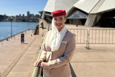 emirates flight attendant brittany james