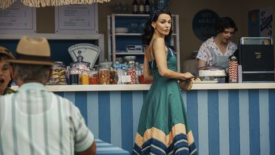 Michelle Keegan as Kate Thorne in Ten Pound Poms Season 2 on Stan