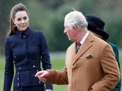 Catherine, Duchess of Cambridge and Prince Charles, Prince of Wales visit the Defence Medical Rehabilitation Centre Stanford Hall on February 11, 2020.