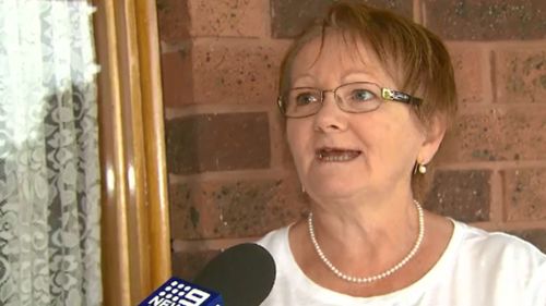 Local woman Barbara assisted the woman who escaped the blaze. (9NEWS)