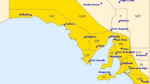 Ferocious winds and heavy rainfall forecast for parts of SA