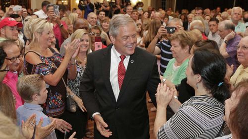 Ralph Norman celebrates his victory in the South Carolina special election. (AAP)