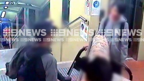 Train bosses warn that fines will be given for objects blocking doors. (9NEWS)