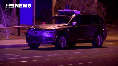 Victim was hit while crossing a road in the Phoenix suburb of Tempe on Sunday local time (9NEWS)