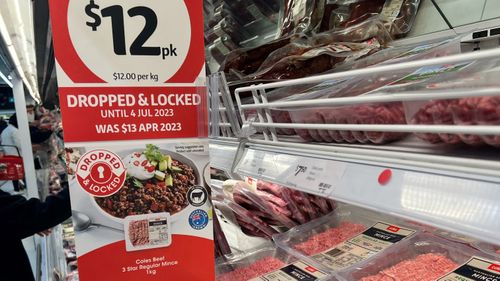 Coles is dropping the price of its beef mince as part of its latest promotion.
