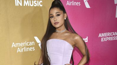In this Thursday, Dec. 6, 2018 file photo, Ariana Grande attends the 13th annual Billboard Women in Music event at Pier 36, in New York