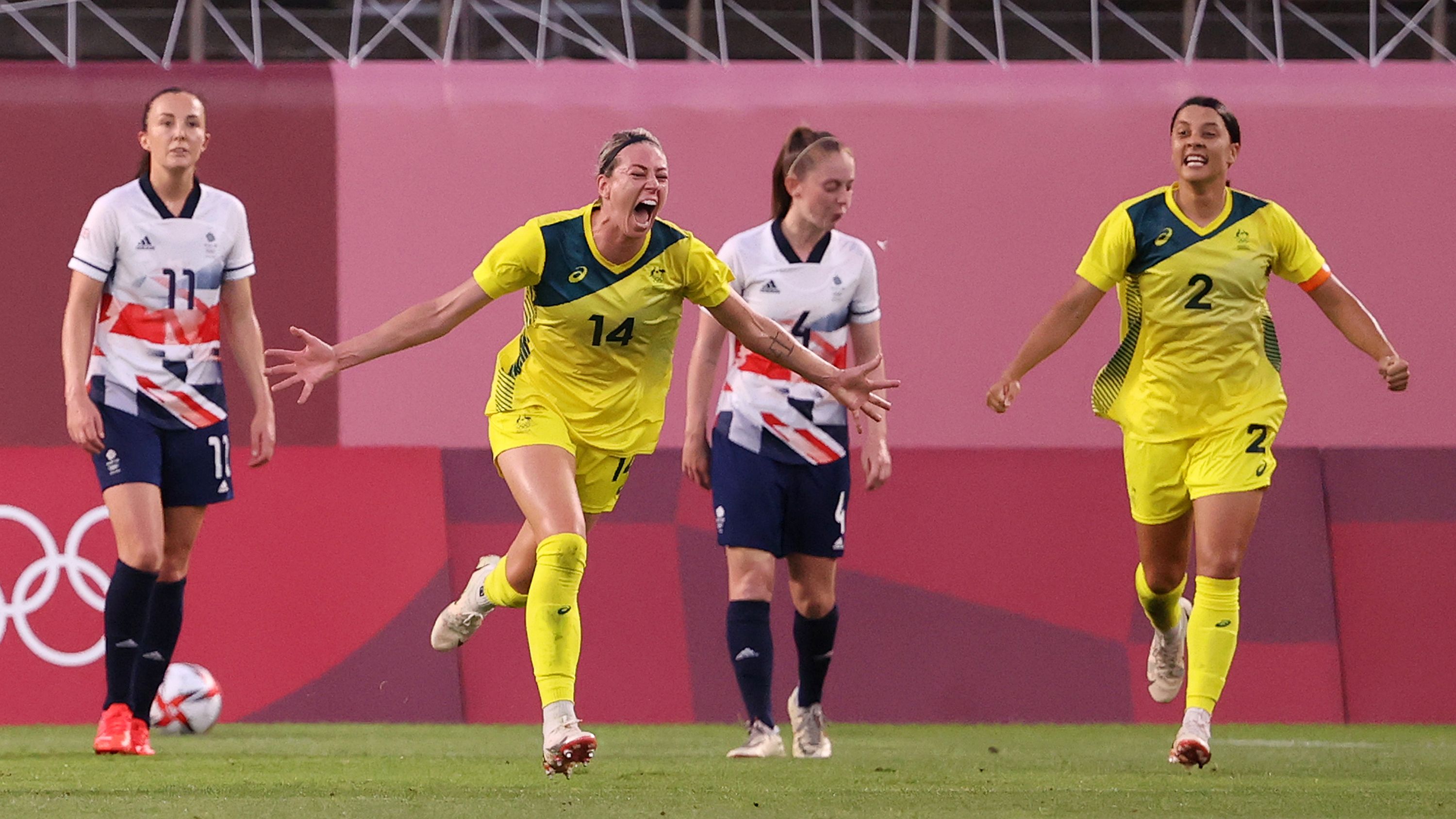 Kerr magic lifts Matildas in epic win over Brits