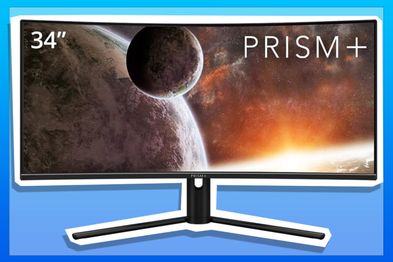9PR: PRISM+ XQ340 PRO 34-Inch QLED Curved Ultrawide Adaptive Sync Gaming Monitor 