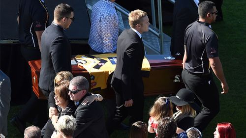 Wayne Bennett among tributes at funeral of Queensland footballer James Ackerman