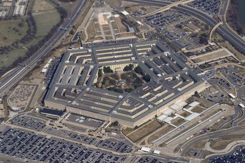 Le Pentagone vu depuis Air Force One