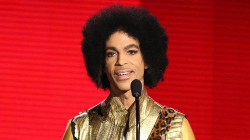 Prince at the American Music Awards in 2015. (AAP)
