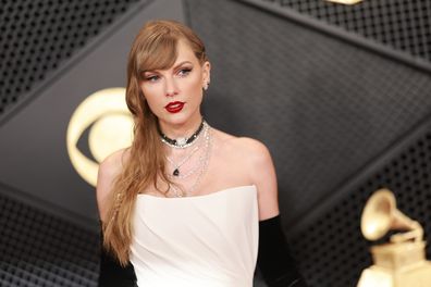 Taylor Swift attends the 66th GRAMMY Awards at Crypto.com Arena on February 04, 2024 in Los Angeles, California. 