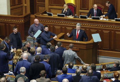 Ukraine's president Petro Poroshenko asked parliament to impose martial law, something the country has not done before.