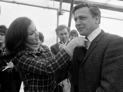 David Attenborough at work for the BBC in 1968. 