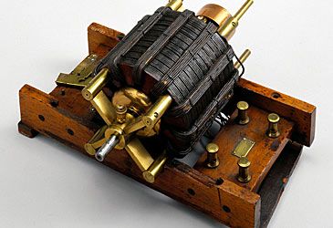 What type of current powered Nikola Tesla's induction motor?