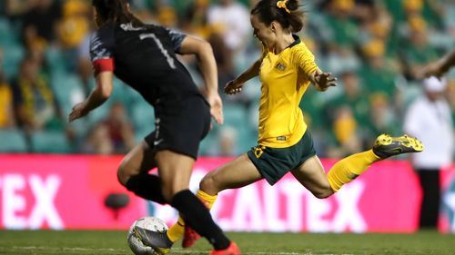 Matildas star appeals for help to find national gear after thieves rob her family home