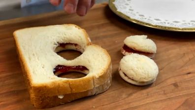 Chef Darren McGrady makes jam penny sandwiches