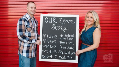 Domestic violence survivor to marry first responder who helped save her life