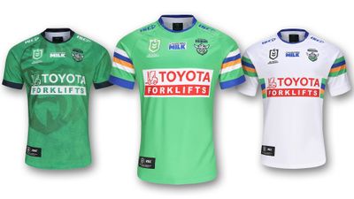 Canberra Raiders - alternative, home & away jersey