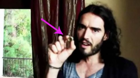 WATCH: the moment Russell Brand removed his wedding ring