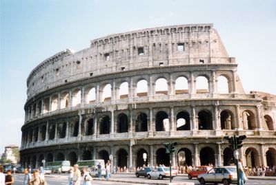 Then: Roman Colosseum