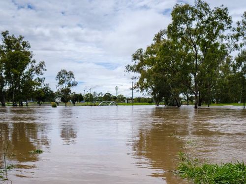 Parts of Queensland have been hit with flooding, with several warnings in place.