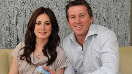 Glenn McGrath 'delighted' to become a father again with second wife